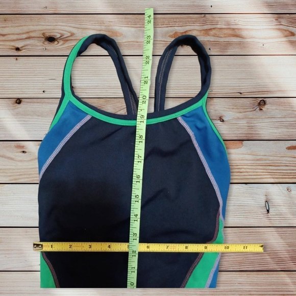 Womens RELIANCE Navy/Blue/Green Colorblock DBX Back - Picture 6 of 6